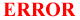 error
