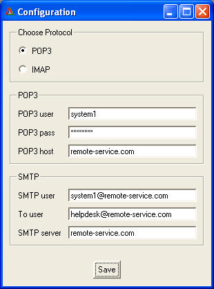 Client Email Configuration