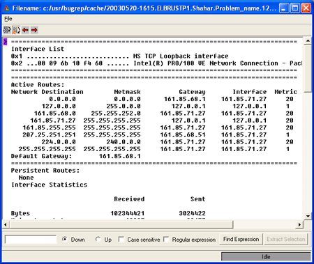 Viewing Network Configuration
